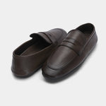 KASTANI PLAIN LEATHER MOCCASINS - Hi-Street