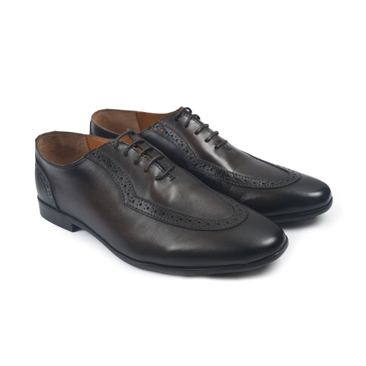LACE UP TWO TONE SHOES - Hi-Street