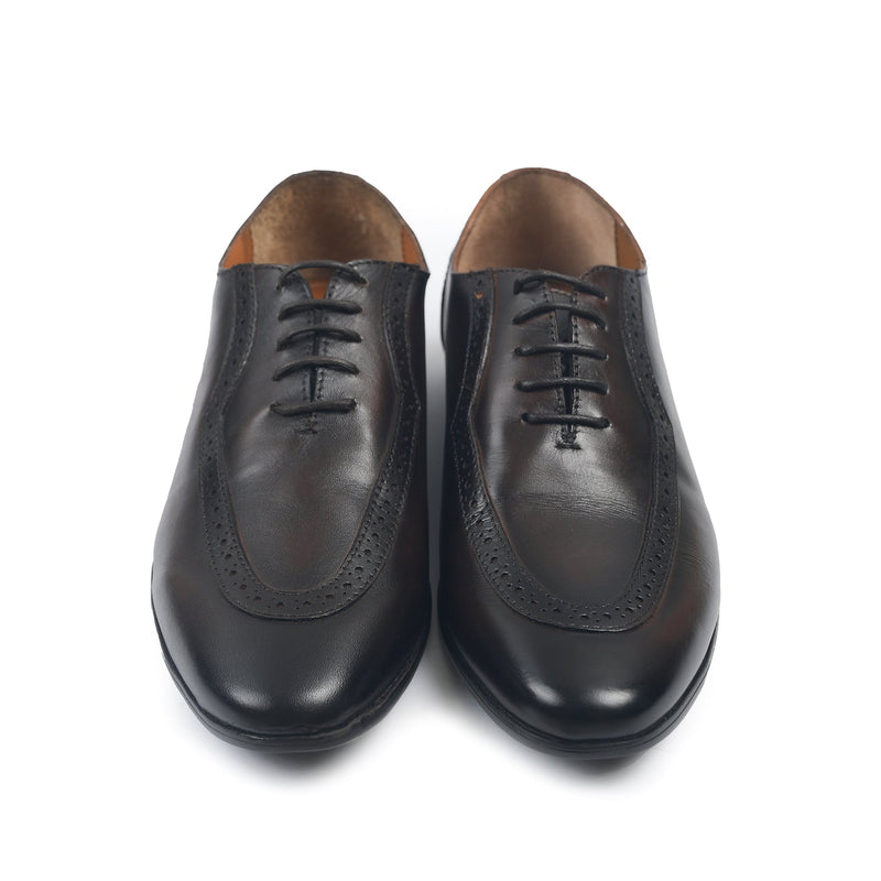 LACE UP TWO TONE SHOES - Hi-Street