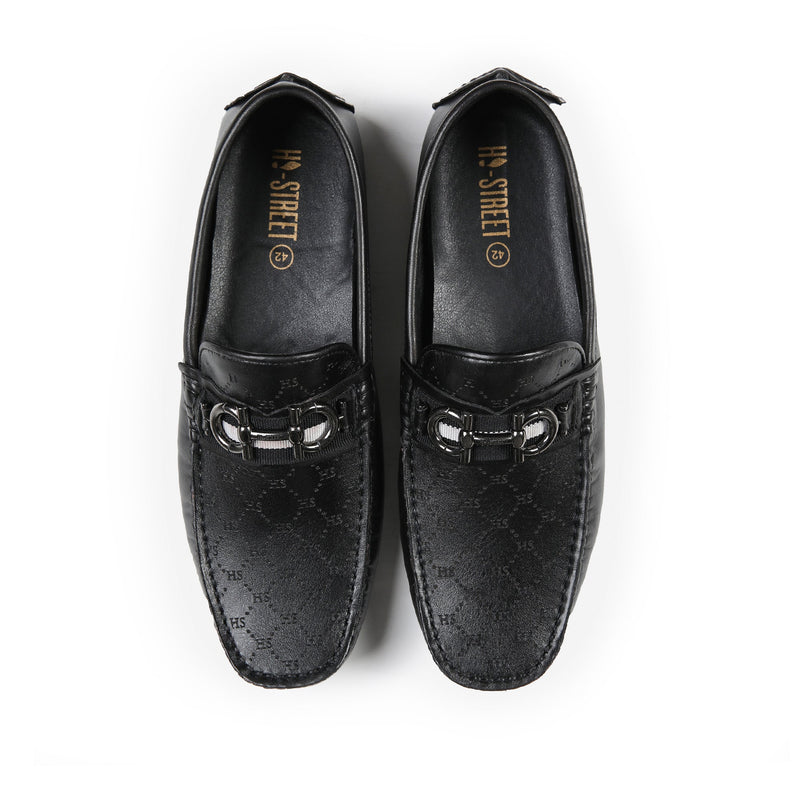 LASER PRINT LEATHER LOAFERS - Hi-Street