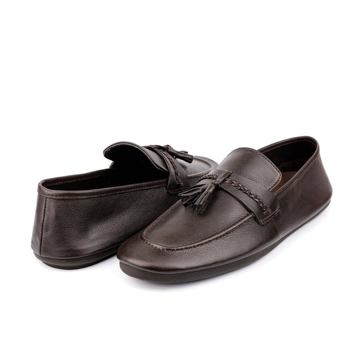 MILLED LEATHER FLEXIBLE SHOES - Hi-Street