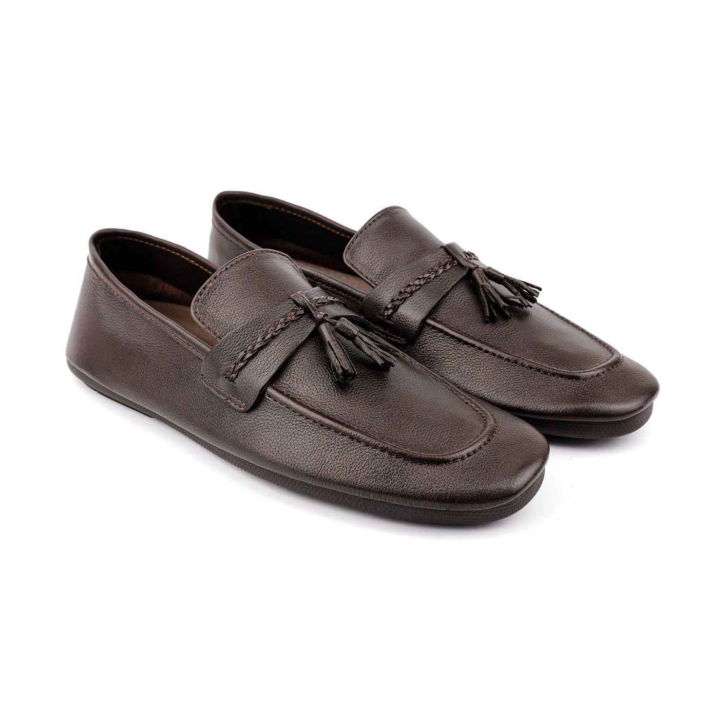 MILLED LEATHER FLEXIBLE SHOES - Hi-Street
