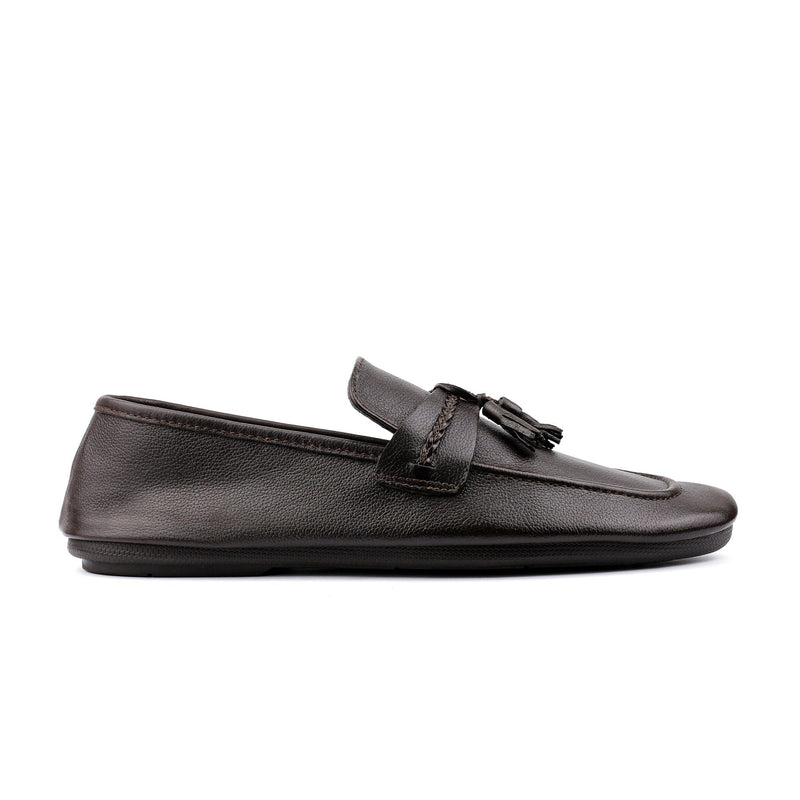 MILLED LEATHER FLEXIBLE SHOES - Hi-Street