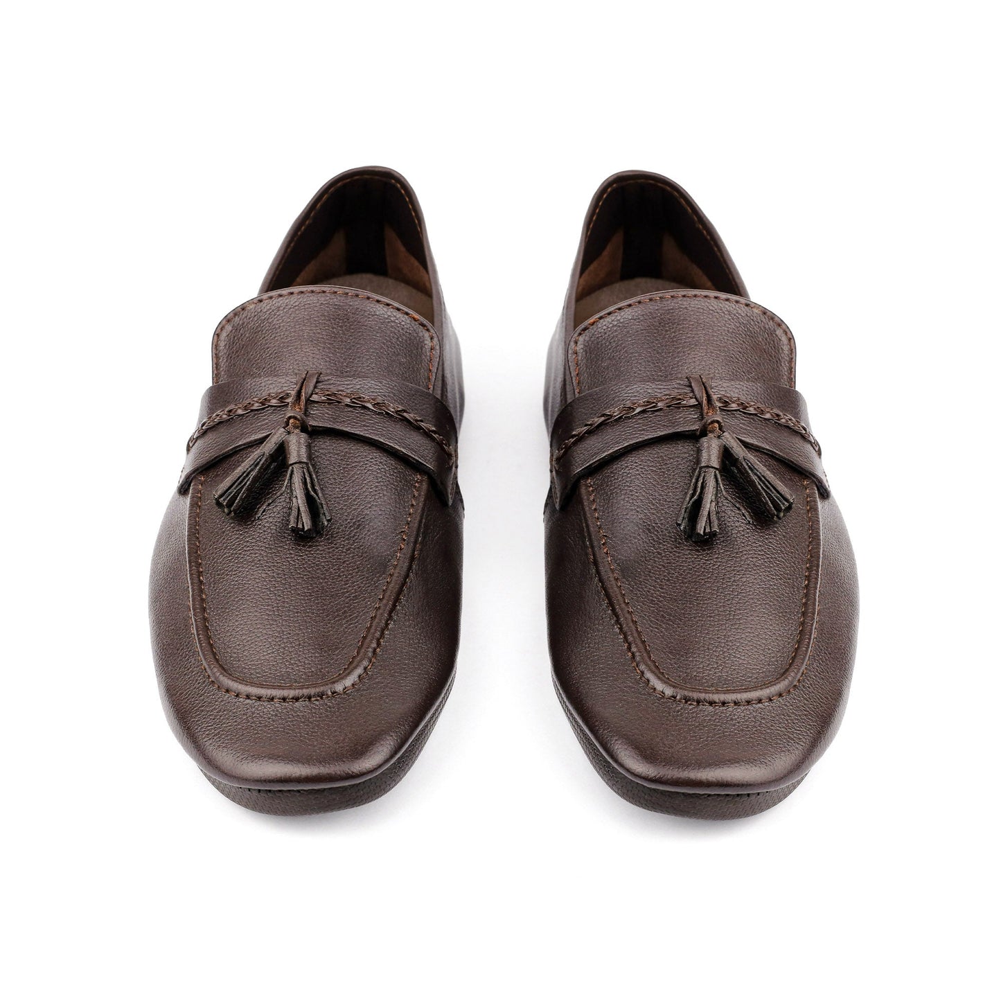 MILLED LEATHER FLEXIBLE SHOES - Hi-Street