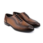 MILLED LEATHER LACE UP SHOES - Hi-Street