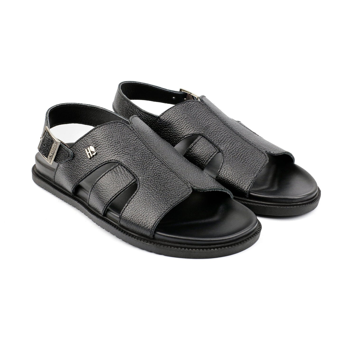 MILLED LEATHER SOFT SANDAL - Hi-Street