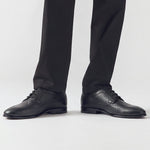 MULTI LEATHER LACE UP SHOES - Hi-Street