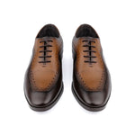 MULTI LEATHER LACE UP SHOES - Hi-Street