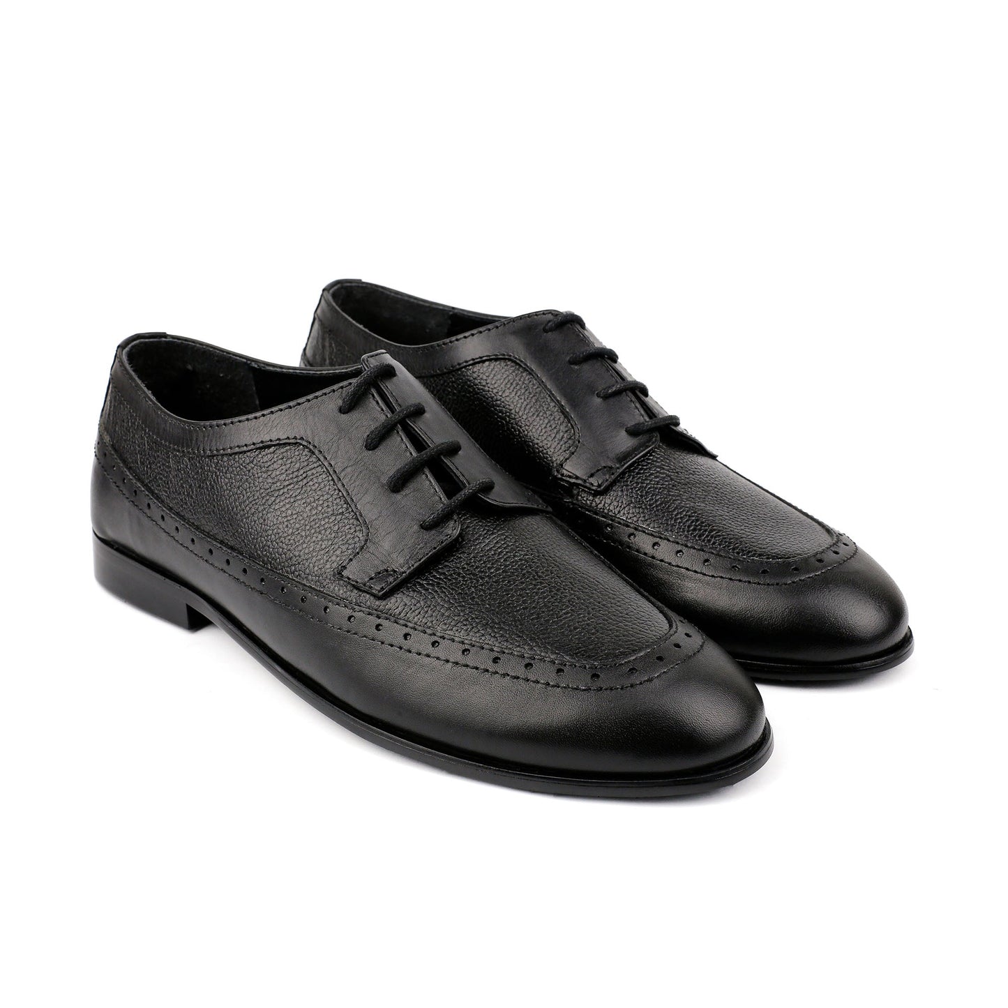 MULTI LEATHER LACE UP SHOES - Hi-Street