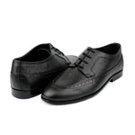 MULTI LEATHER LACE UP SHOES - Hi-Street