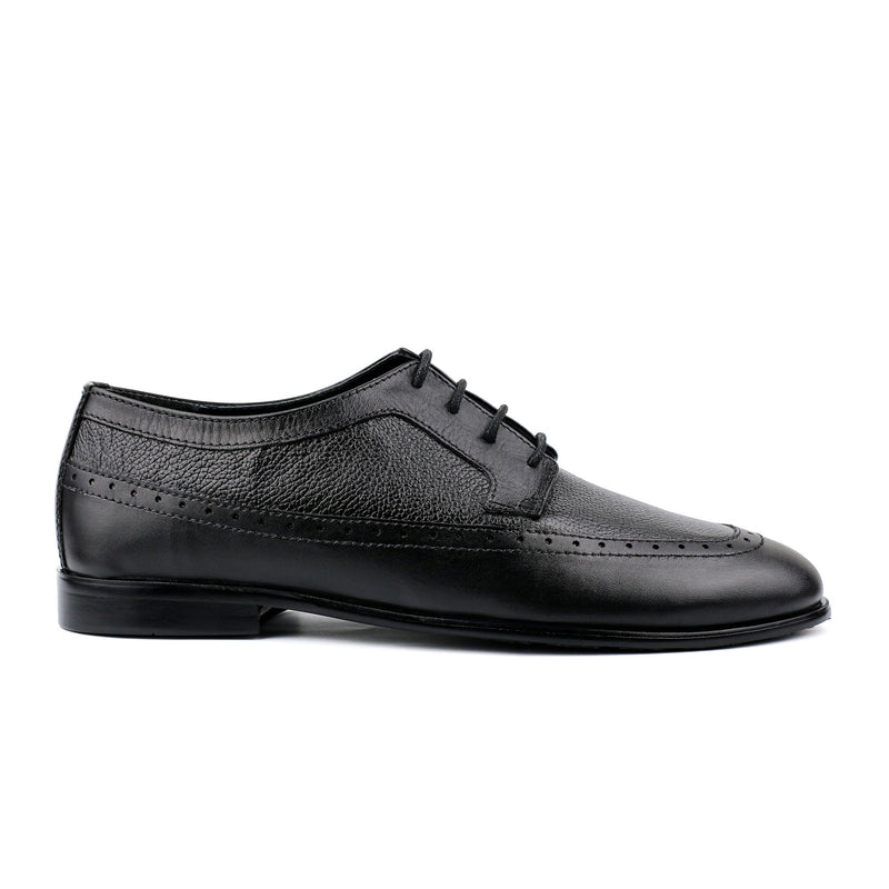 MULTI LEATHER LACE UP SHOES - Hi-Street