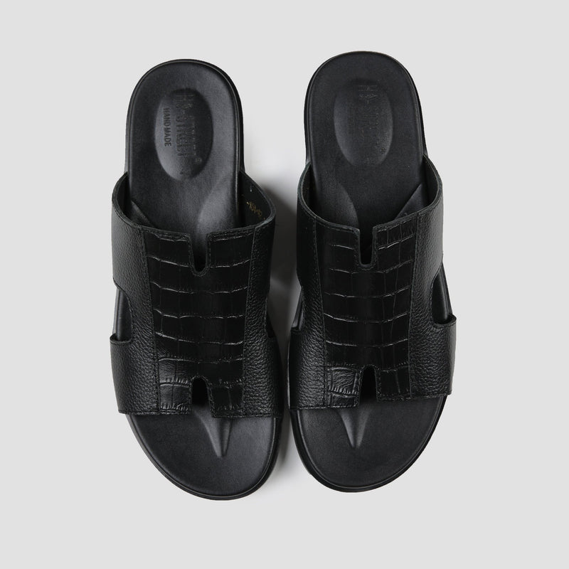 MULTI LEATHER PIECE SLIPPER - Hi-Street