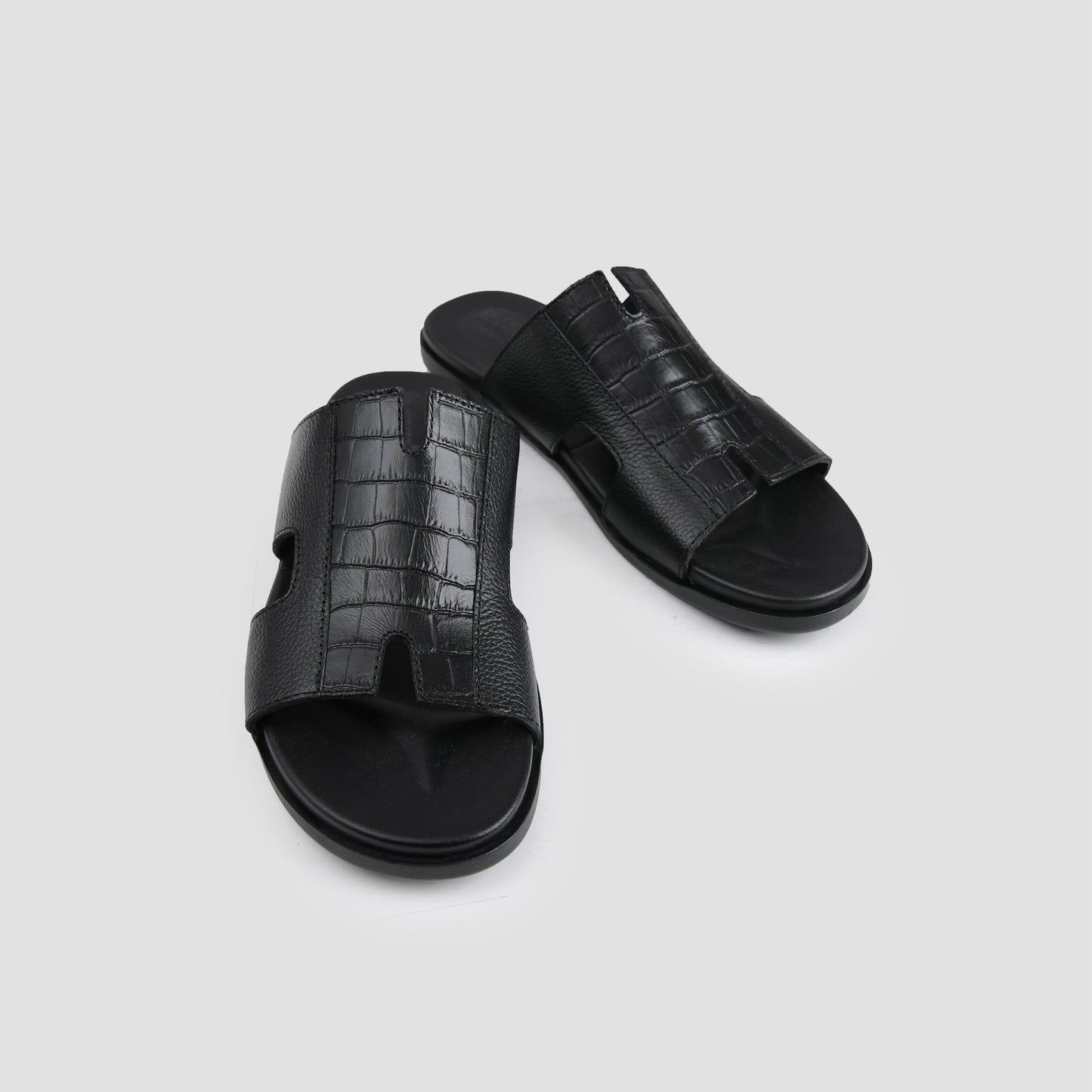 MULTI LEATHER PIECE SLIPPER - Hi-Street