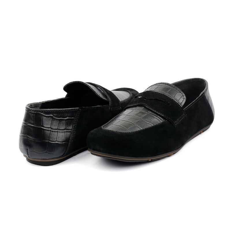 MULTI LEATHER SOFT MOCCASIN - Hi-Street