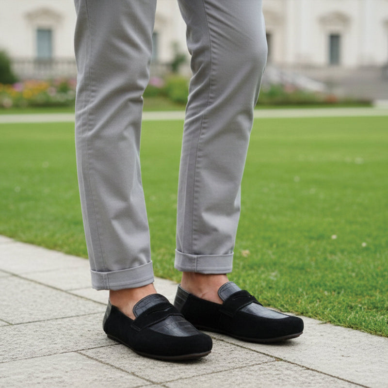 MULTI LEATHER SOFT MOCCASIN - Hi-Street