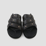 MULTI LEATHER STRAPE SLIPPER - Hi-Street