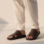 MULTI PIECE LEATHER SLIPPER - Hi-Street
