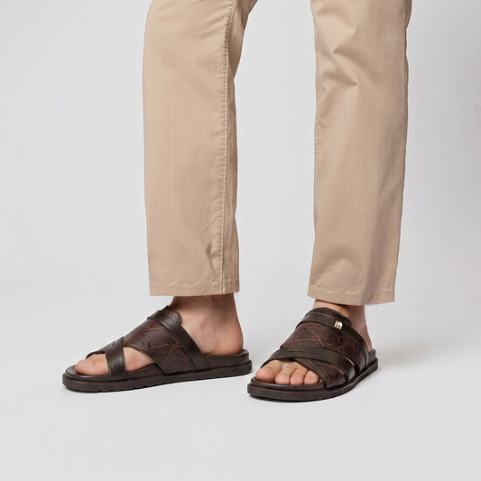 MULTI PIECE LEATHER SLIPPER - Hi-Street