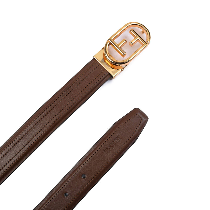 MULTI STITCHED LEATHER BELT - Hi-Street