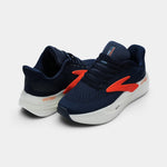 NAVY LACE UP COMFORT SHOES - Hi-Street
