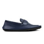 NAVY SOFT LEATHER SHOES - Hi-Street
