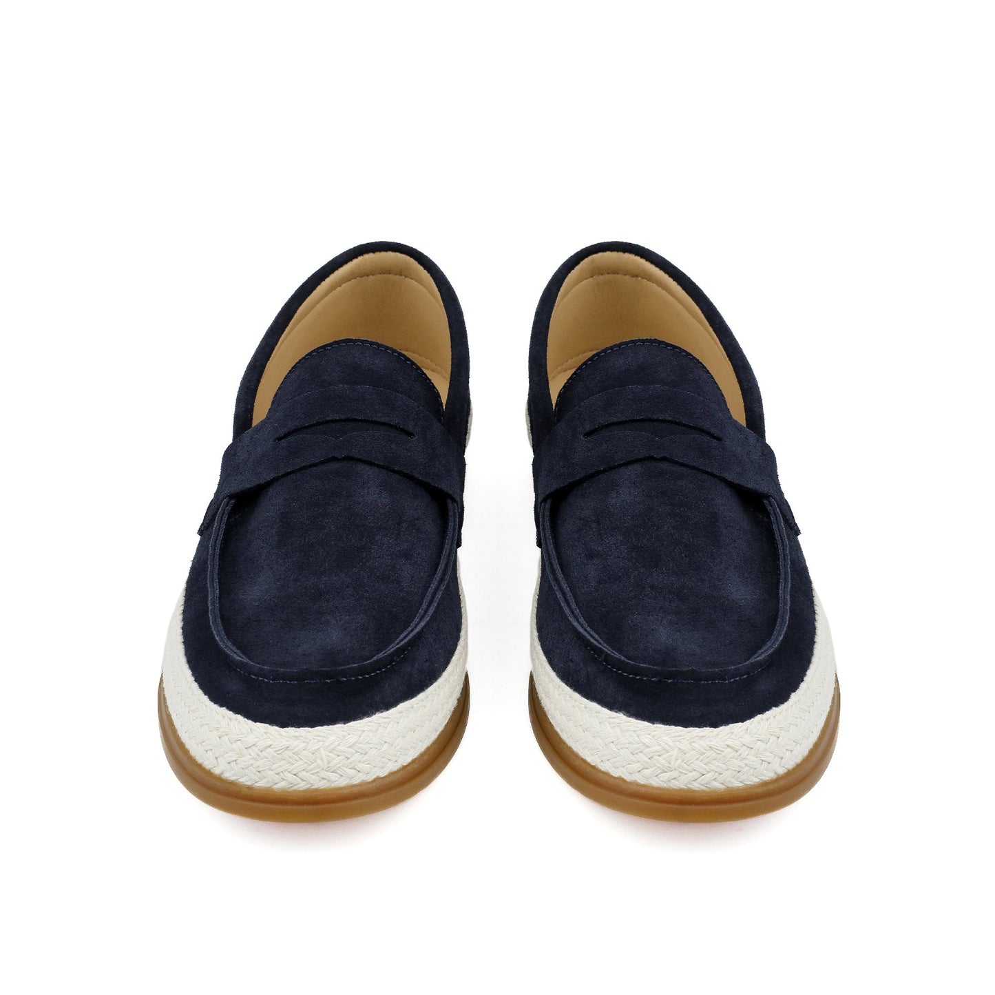 NAVY SUEDE RETRO SHOES - Hi-Street