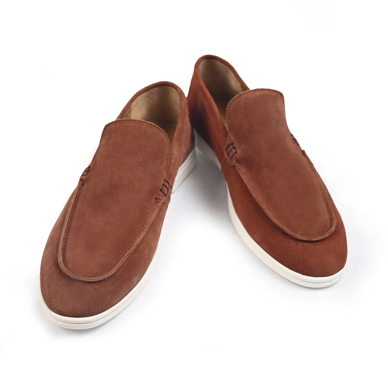 ORANGE SUEDE OLD MONEY SHOES - Hi-Street