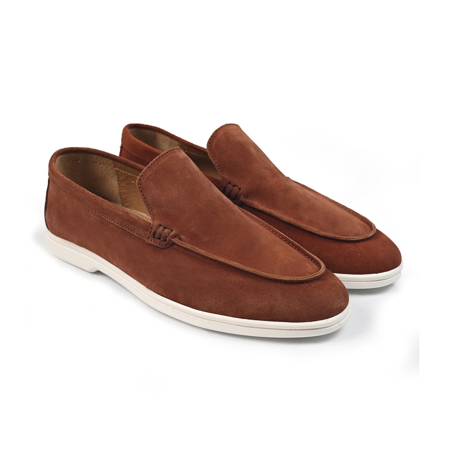 ORANGE SUEDE OLD MONEY SHOES - Hi-Street