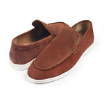 ORANGE SUEDE OLD MONEY SHOES - Hi-Street