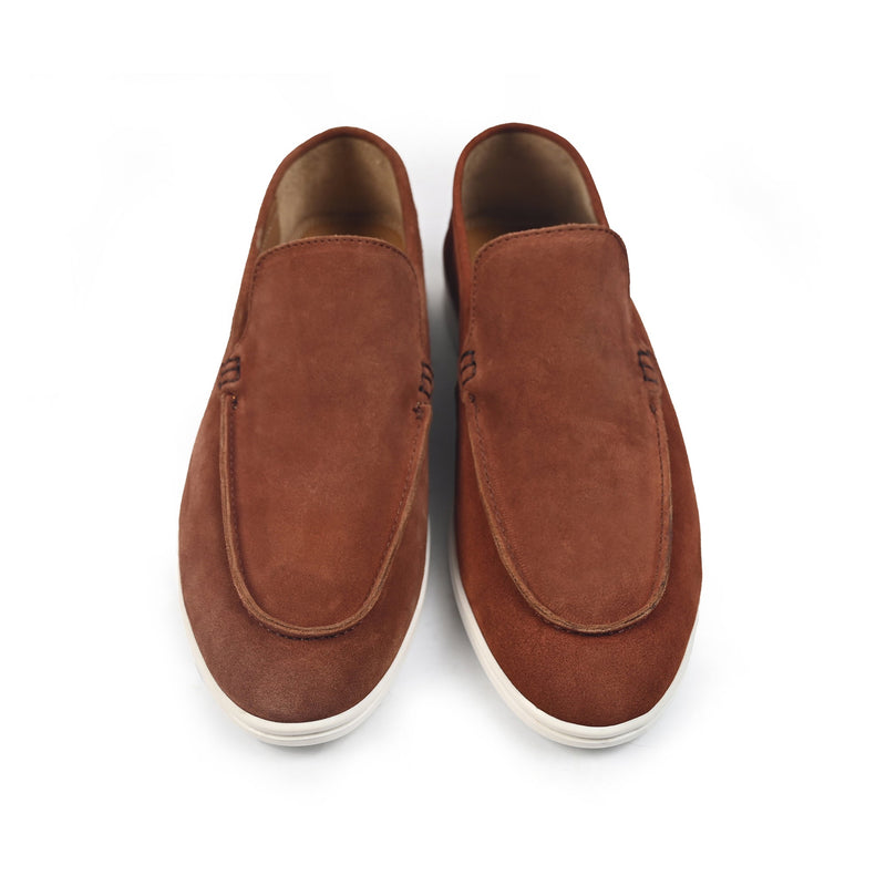 ORANGE SUEDE OLD MONEY SHOES - Hi-Street