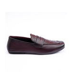 OSTRICH LEATHER TEXTURED MOCCASIN - Hi-Street