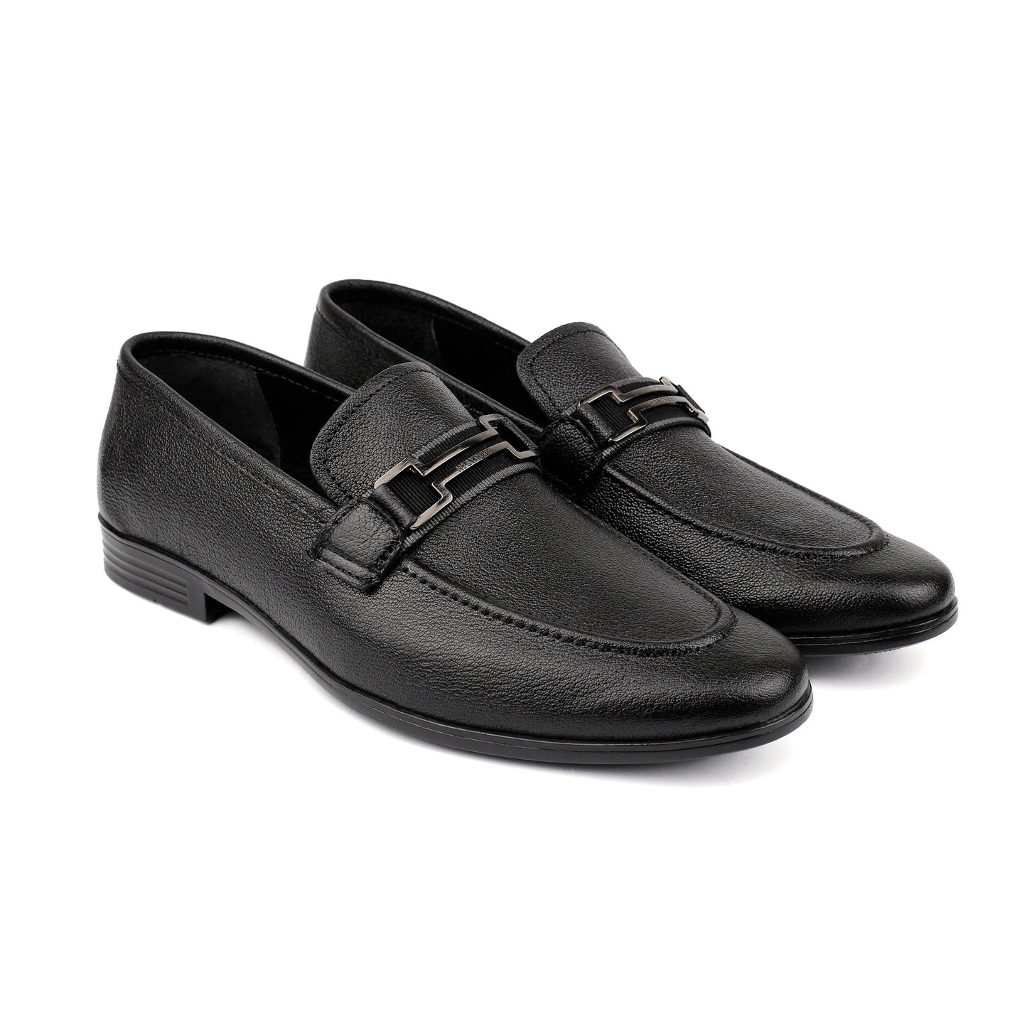 PEBBLE GRAIN LEATHER SHOE - Hi-Street