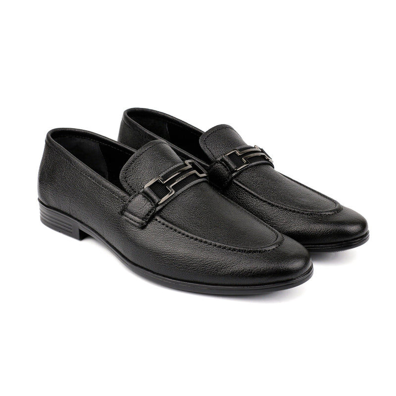 PEBBLE GRAIN LEATHER SHOE - Hi-Street