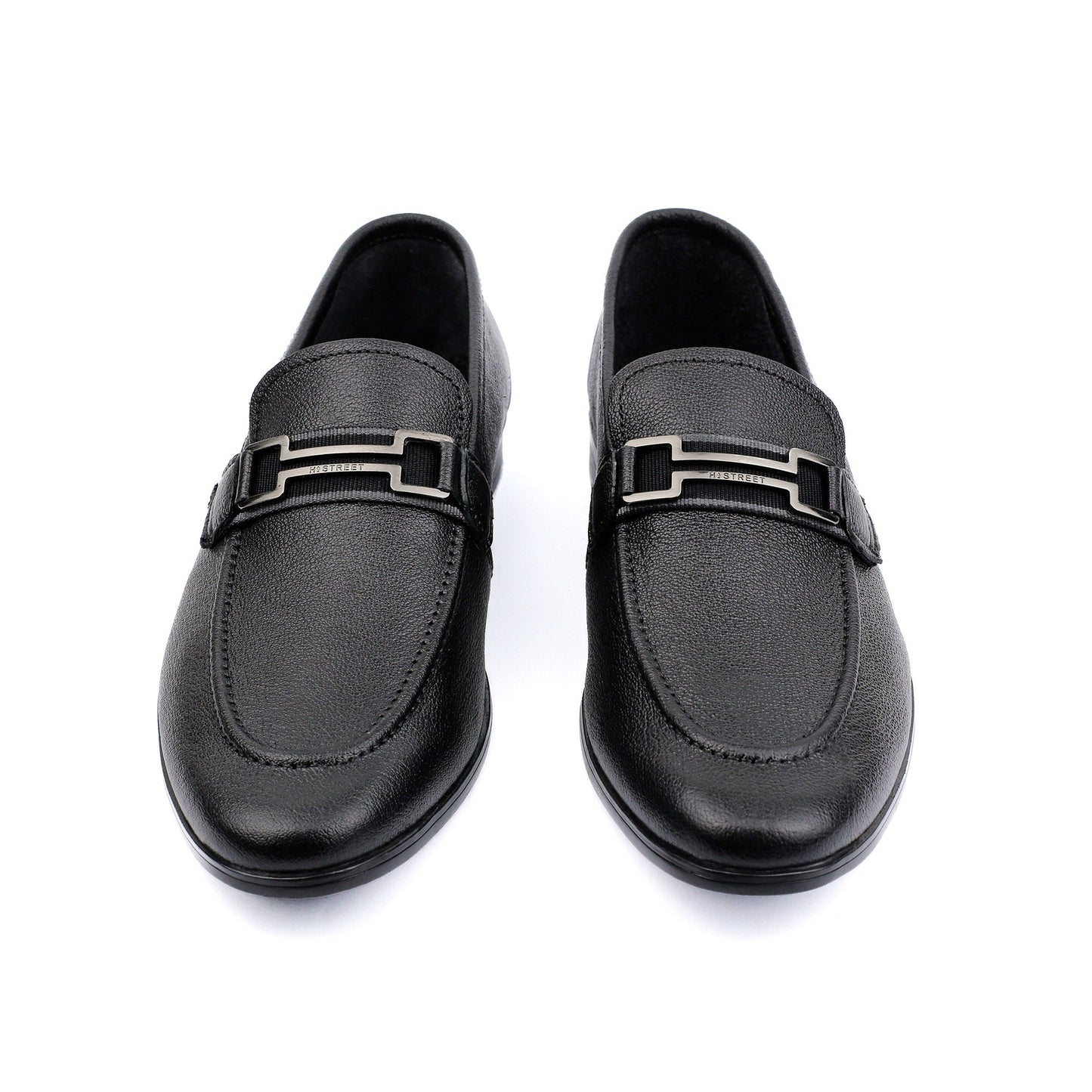 PEBBLE GRAIN LEATHER SHOE - Hi-Street