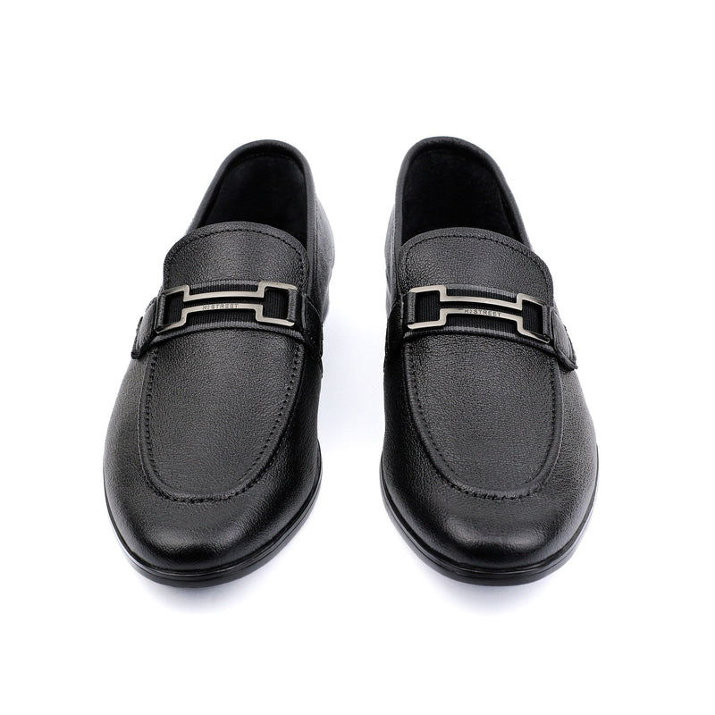 PEBBLE GRAIN LEATHER SHOE - Hi-Street