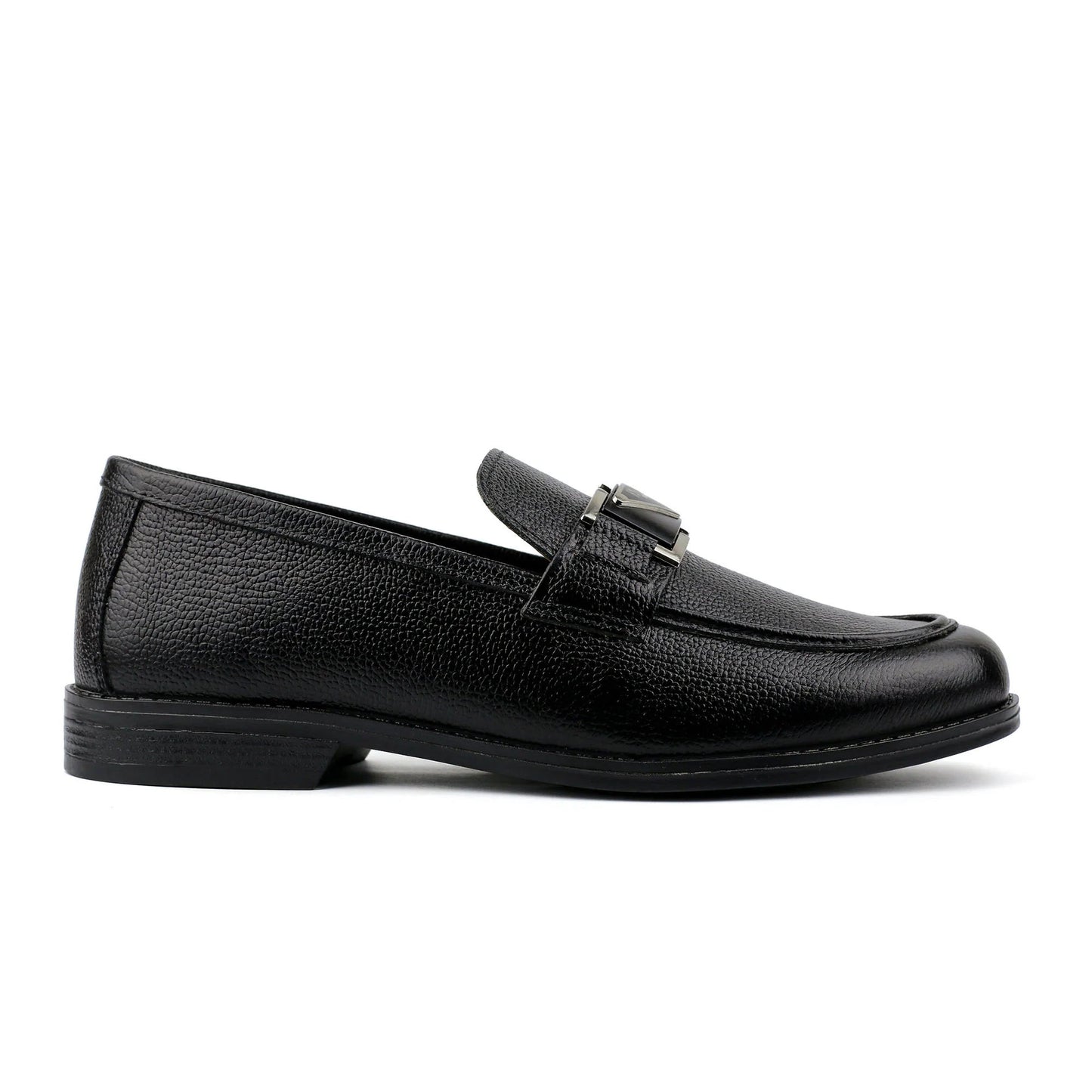 PEBBLE GRAIN LEATHER SHOES - Hi-Street