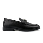 PEBBLE GRAIN LEATHER SHOES - Hi-Street
