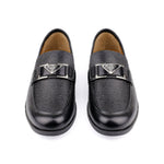 PEBBLE GRAIN LEATHER SHOES - Hi-Street