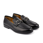 PEBBLE GRAIN LEATHER SHOES - Hi-Street