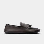 PEBBLE GRAIN TASSEL LEATHER SHOE - Hi-Street
