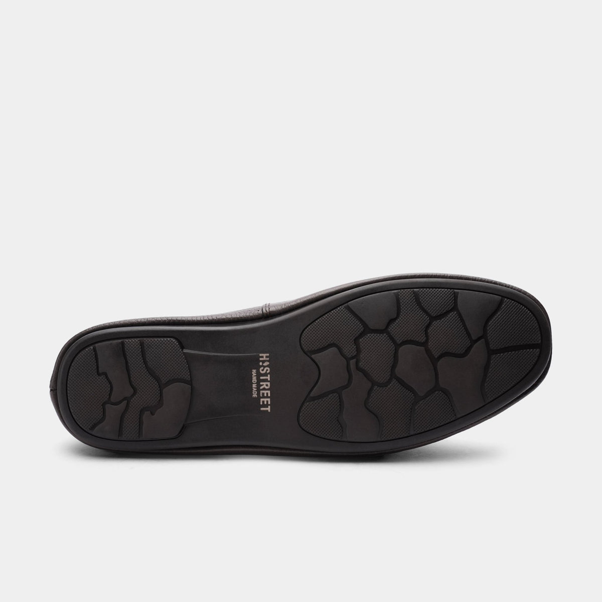 PEBBLE GRAIN TASSEL LEATHER SHOE - Hi-Street