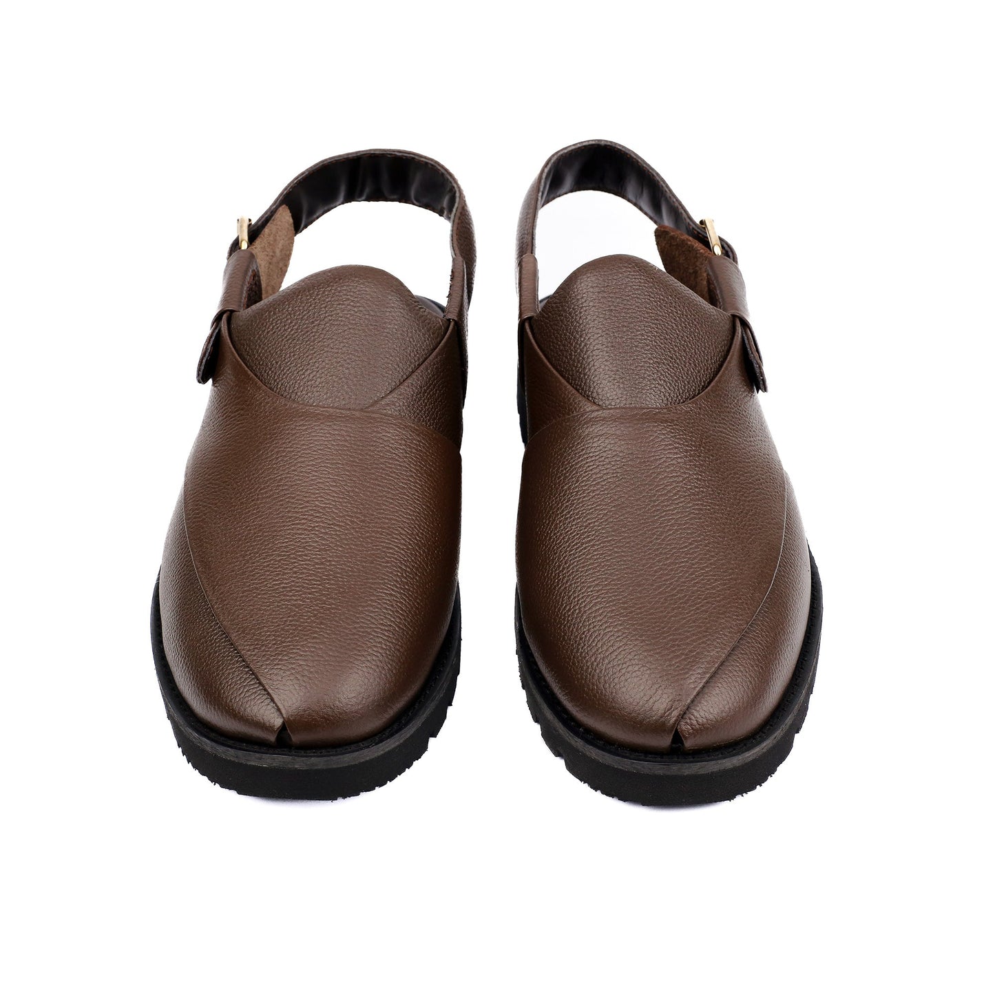 PLAIN LEATHER COMFY SANDAL - Hi-Street