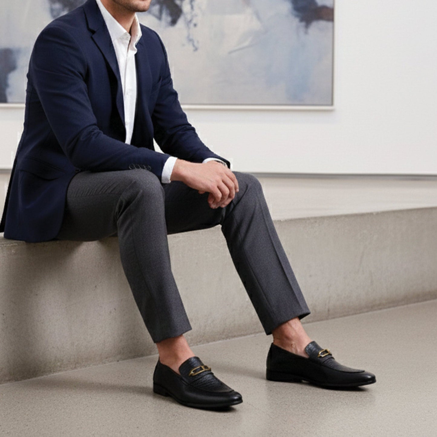 PREMIUM LEATHER SMART SHOES - Hi-Street