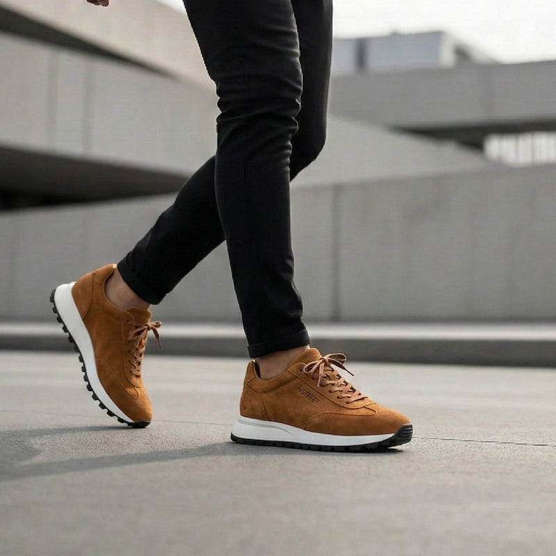 RETRO SUEDE LACE UP SHOES - Hi-Street