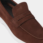 RUSTED SUEDE LEATHER LOAFER - Hi-Street