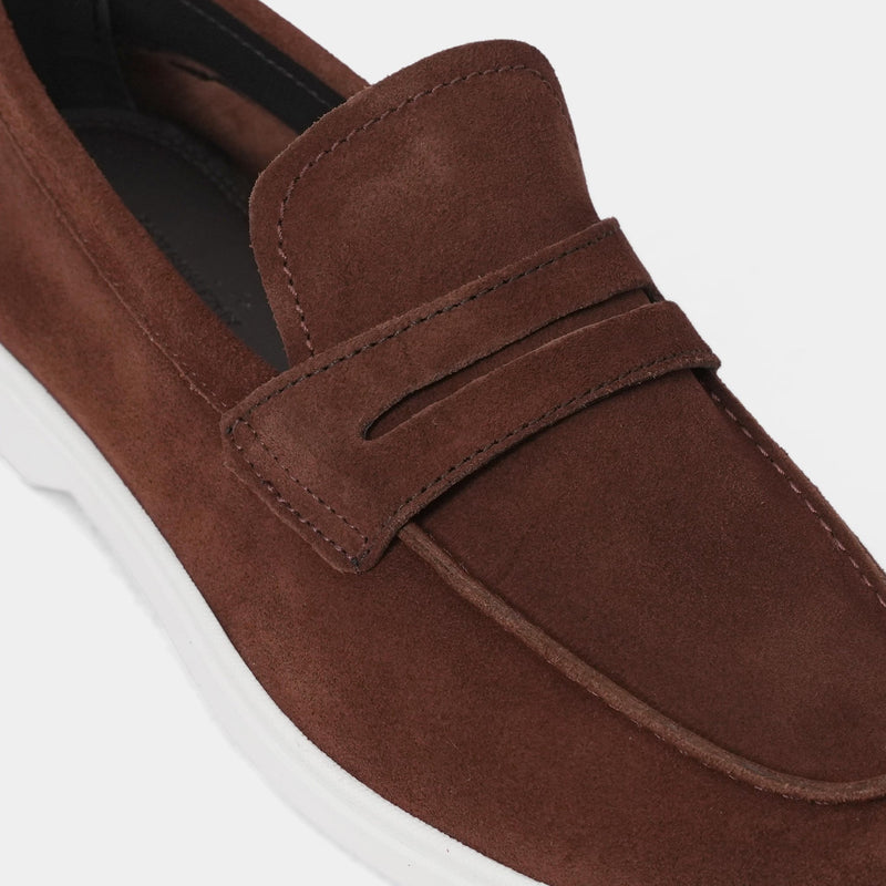 RUSTED SUEDE LEATHER LOAFER - Hi-Street