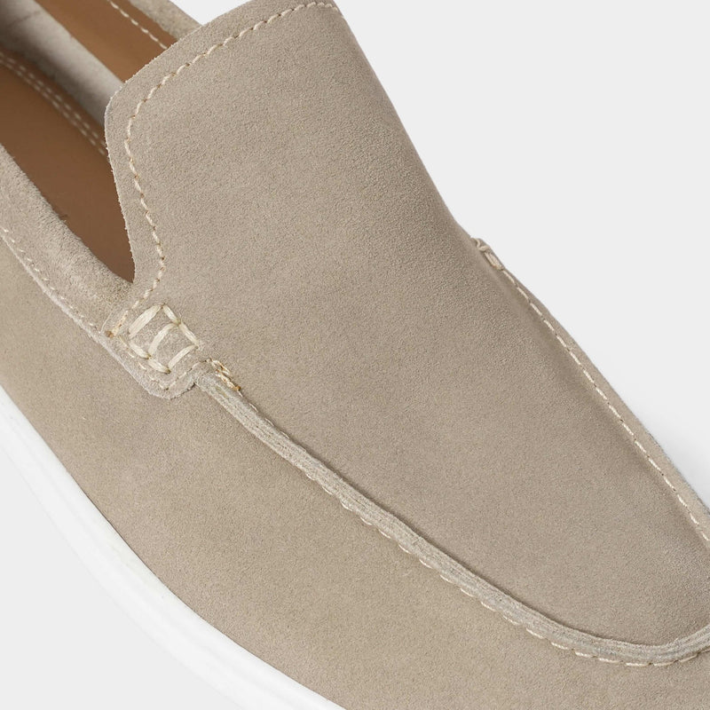 SKIN SUEDE LEATHER LOAFERS - Hi-Street