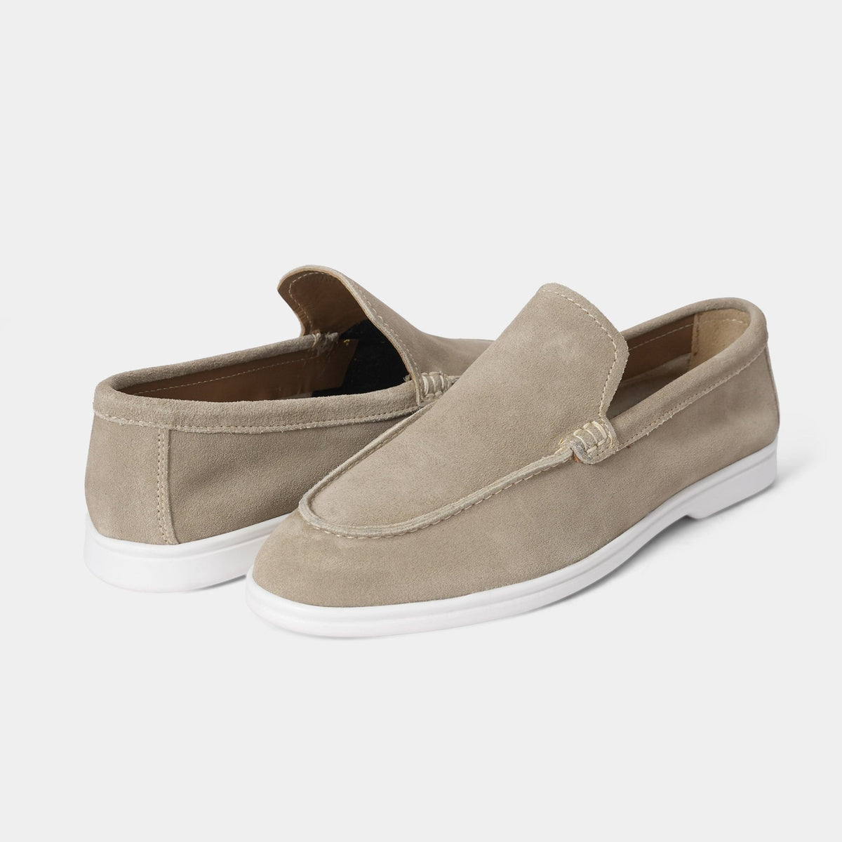 SKIN SUEDE LEATHER LOAFERS - Hi-Street