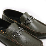 SOFT LEATHER BUCKLE MOCCASIN - Hi-Street