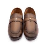SOFT LEATHER SHADED TOE MOCCASINS - Hi-Street